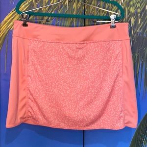 PGA Tour Pink/Salmon Skort W/Pockets-NWT